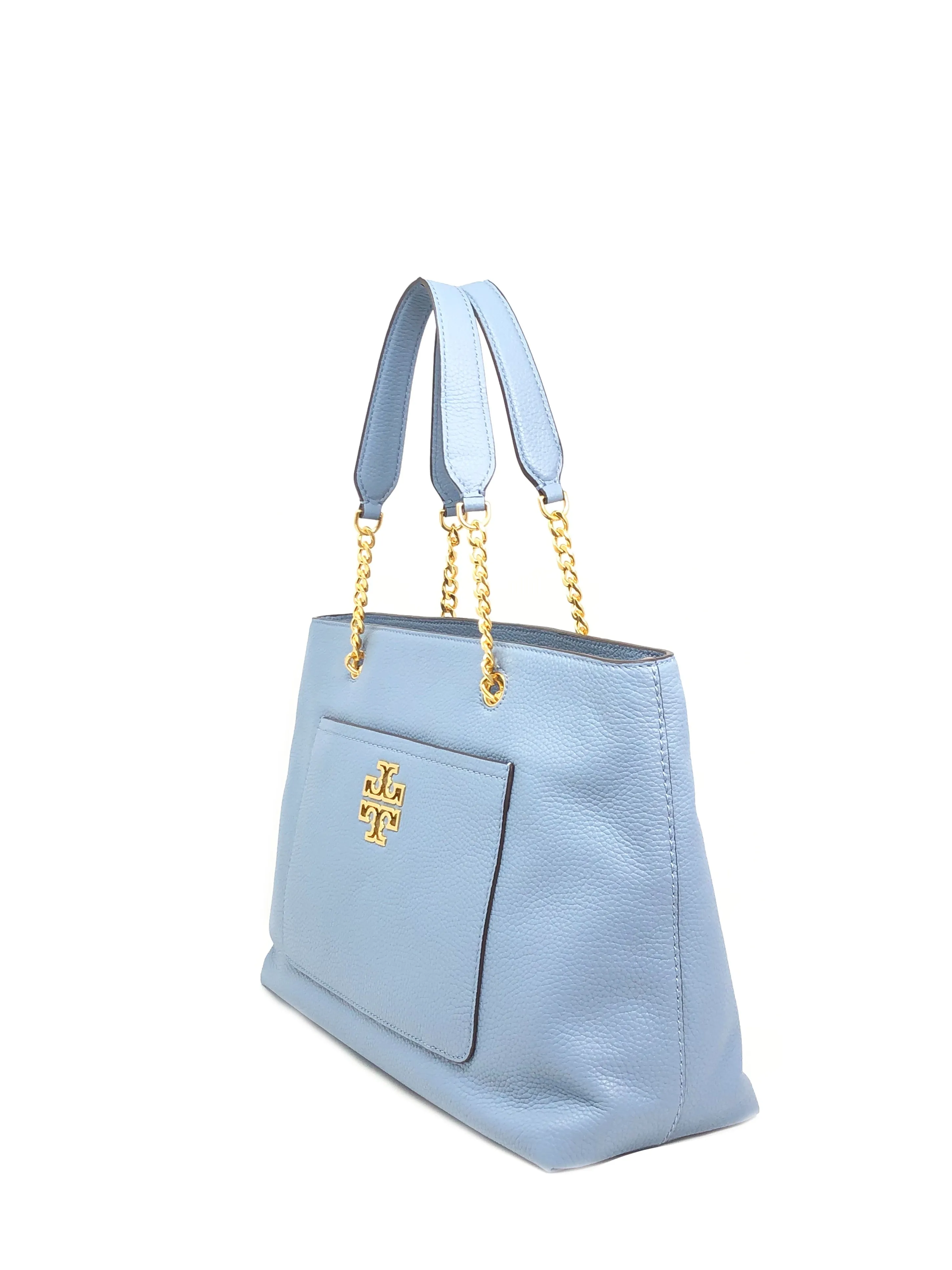 Tory Burch Blue Cloud Britten Satchel