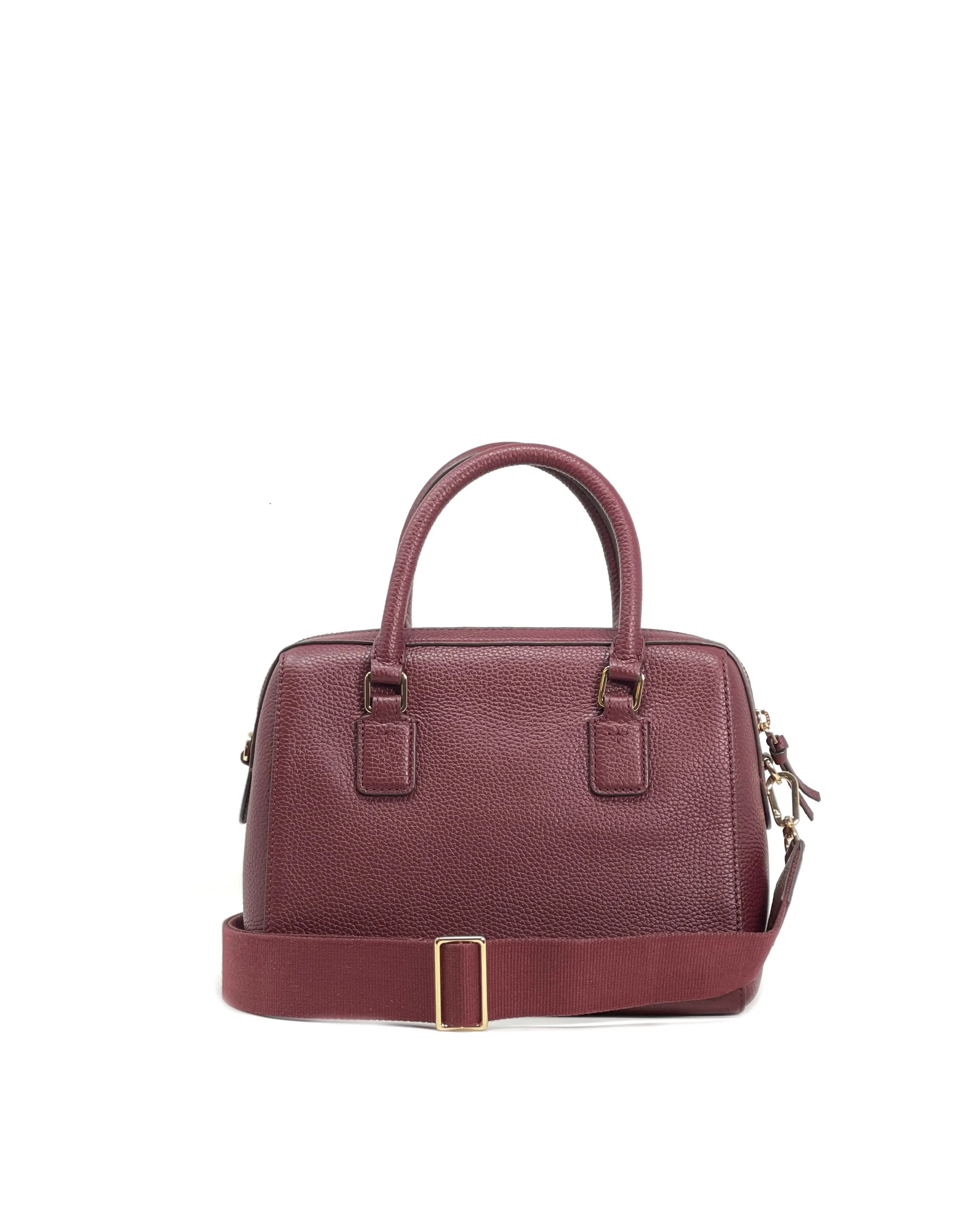 Tory Burch Claret Thea Web Small Satchel