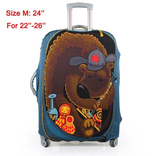 Travel Luggage Suitcase Protective Cover, Stretch, made for 20,24,28inch, Apply to 18-30inch Cases