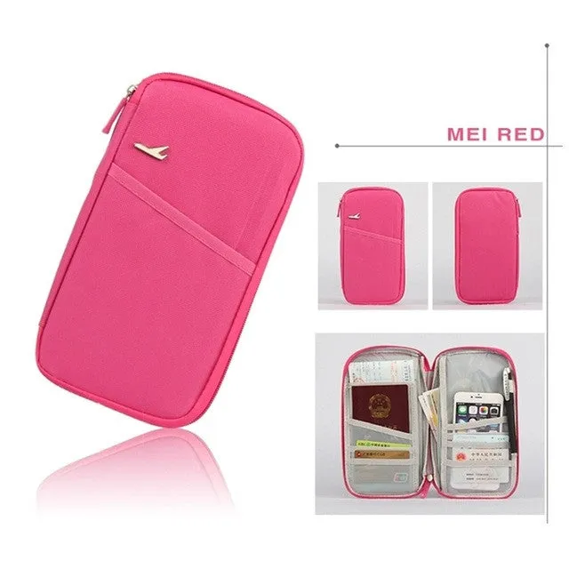 Travel Passport Cover Wallet Travelus Multifunction Credit Card Package ID Holder Storage Organizer Clutch Money Bag