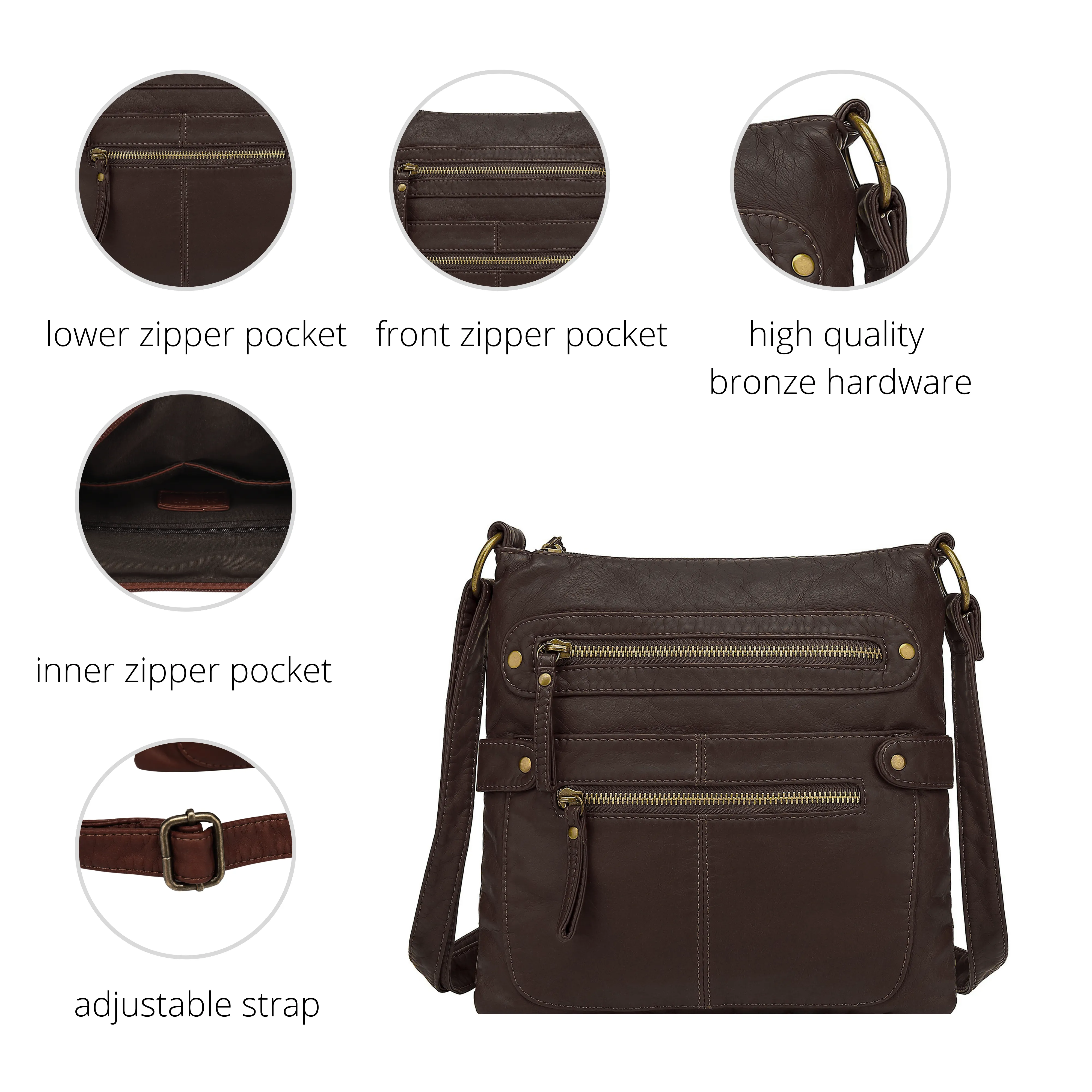 Ultra Soft Crossbody Bag H1820