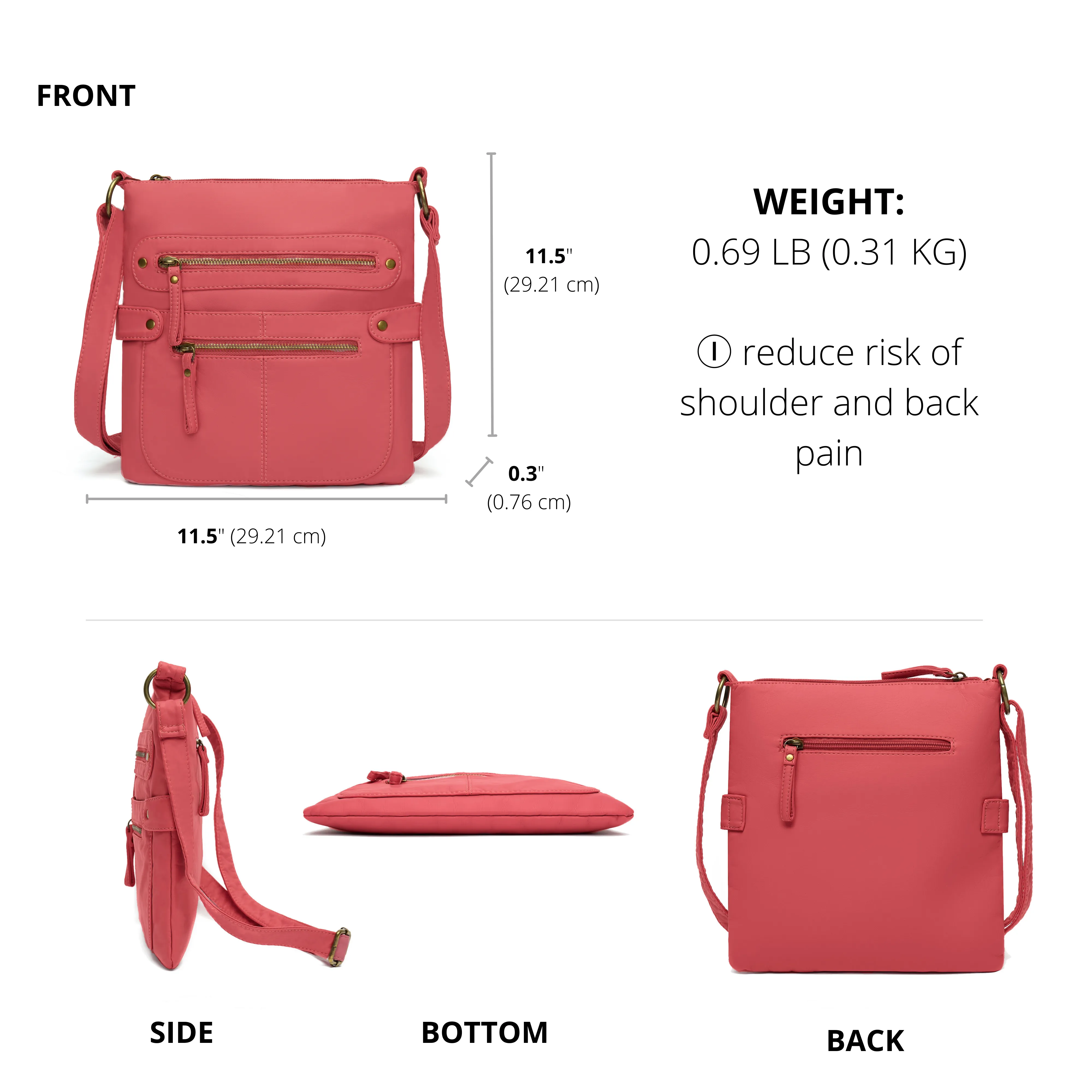 Ultra Soft Crossbody Bag H1820