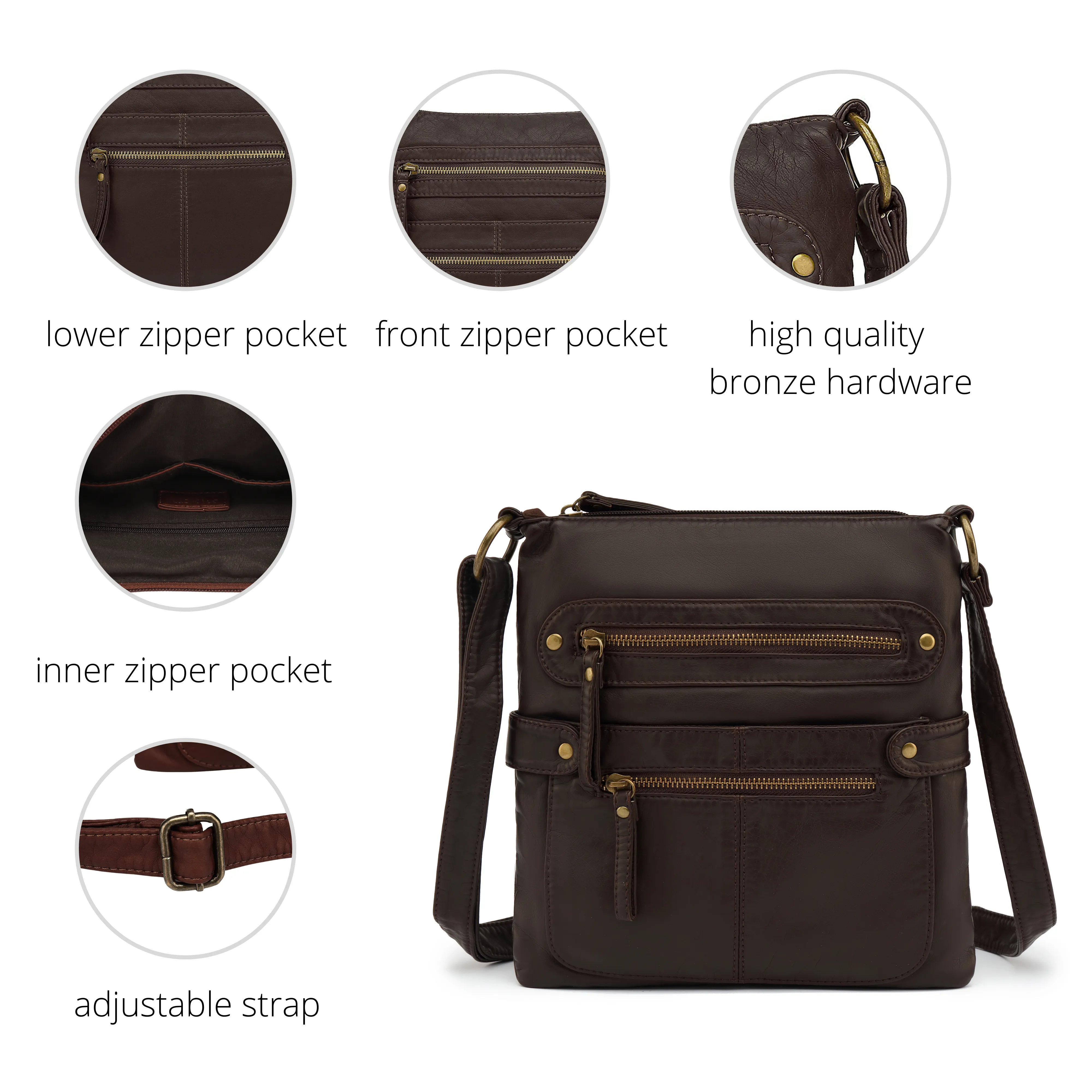 Ultra Soft Crossbody Bag H1820