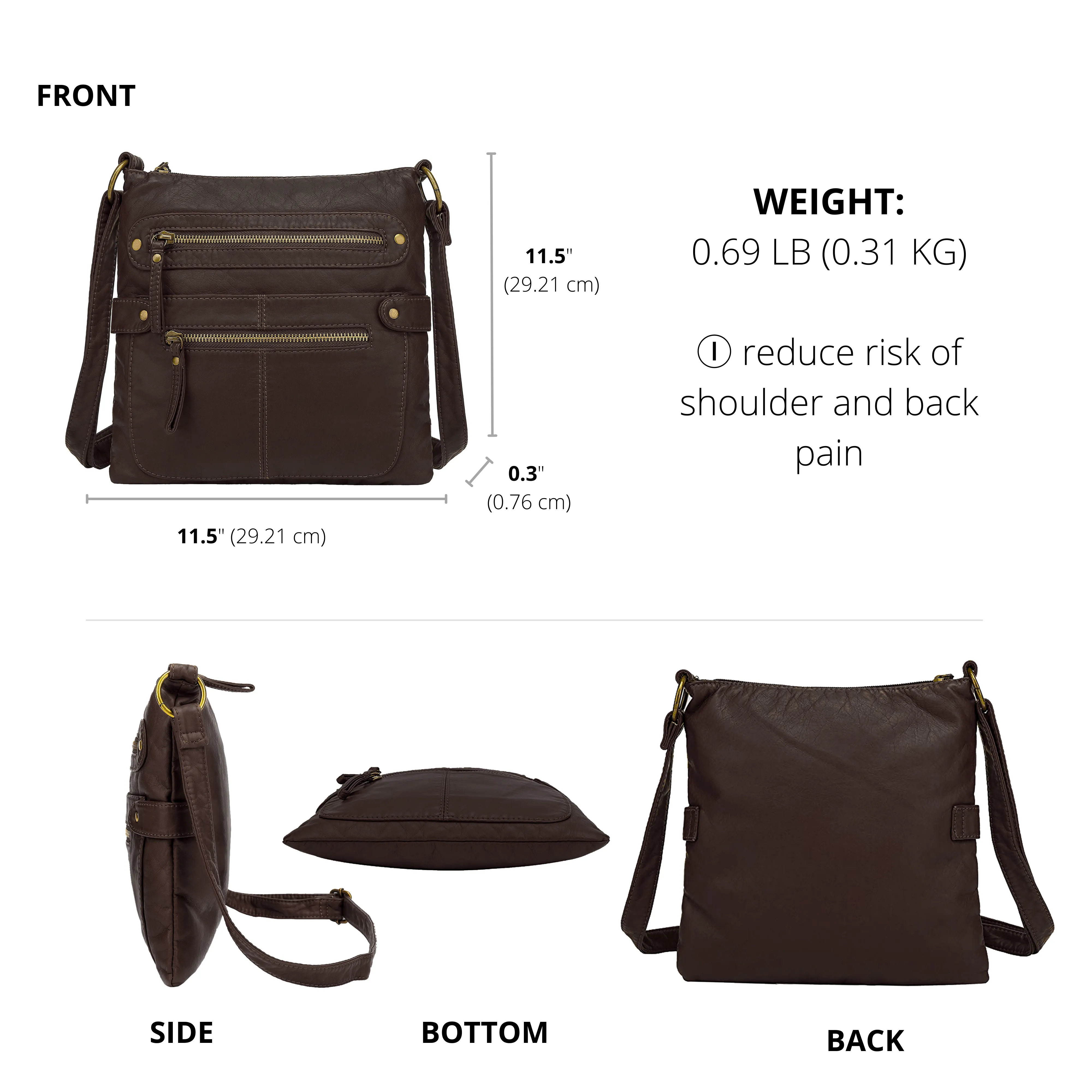 Ultra Soft Crossbody Bag H1820