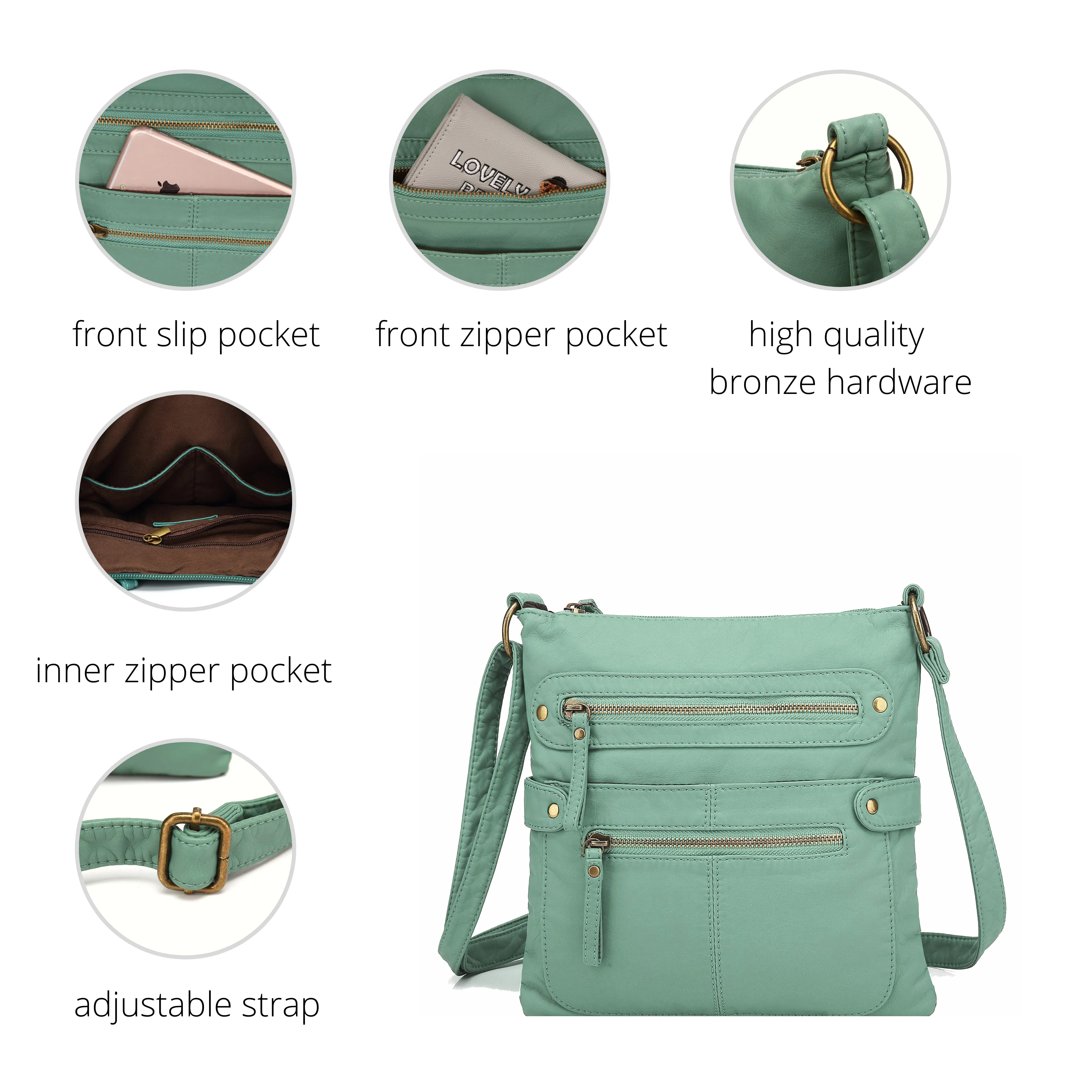 Ultra Soft Crossbody Bag H1820