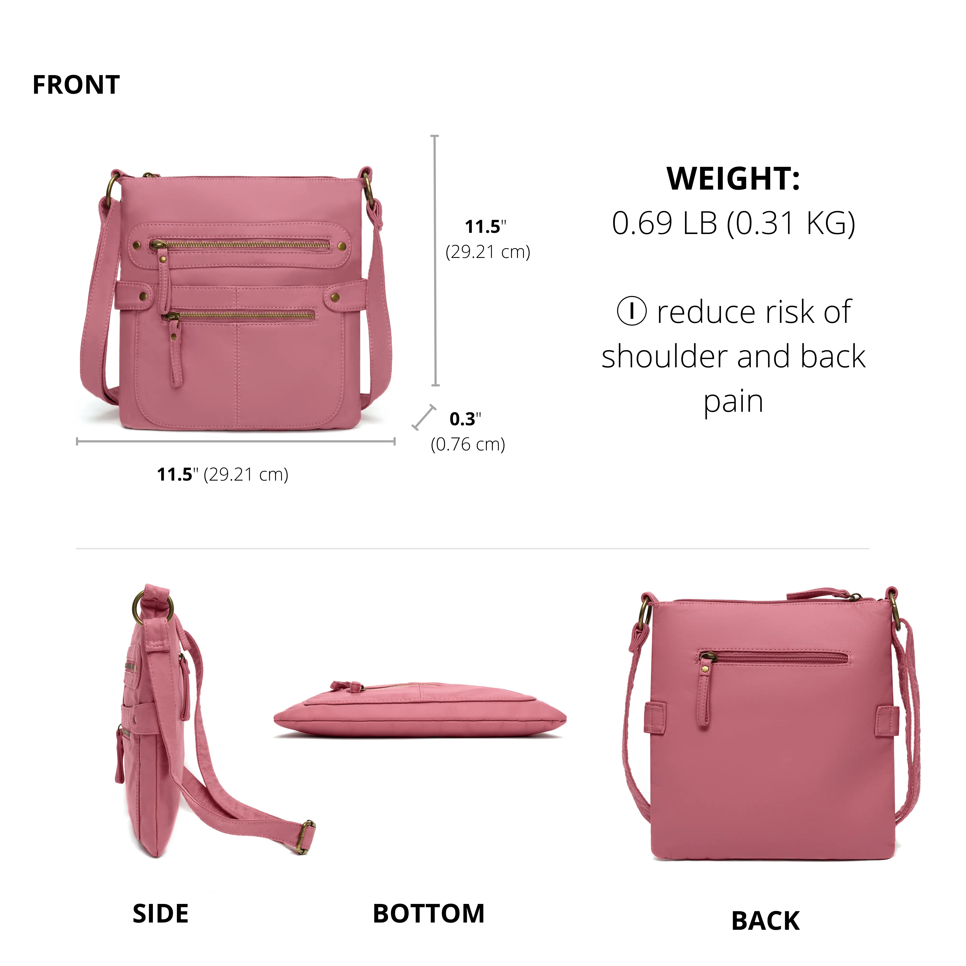 Ultra Soft Crossbody Bag H1820