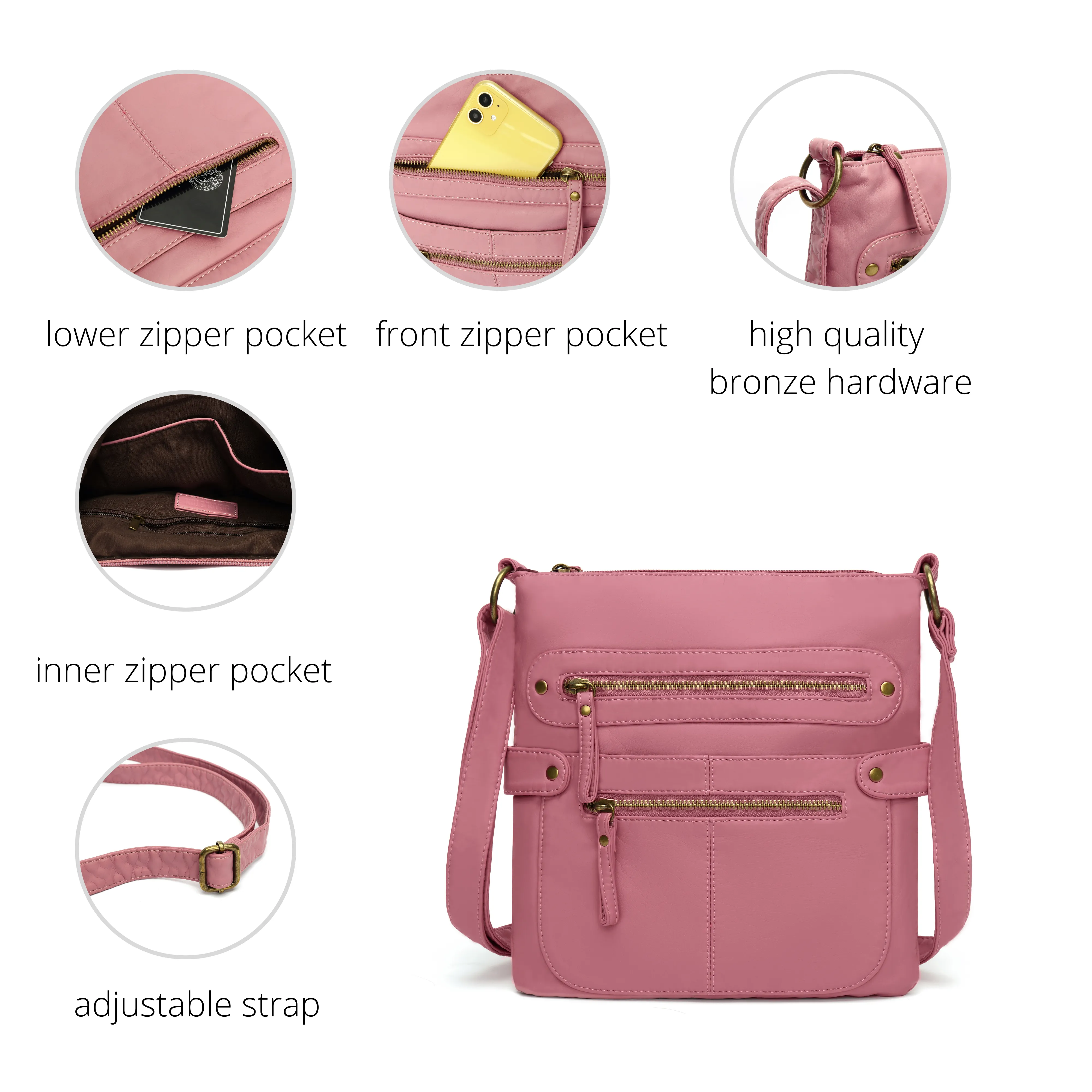 Ultra Soft Crossbody Bag H1820