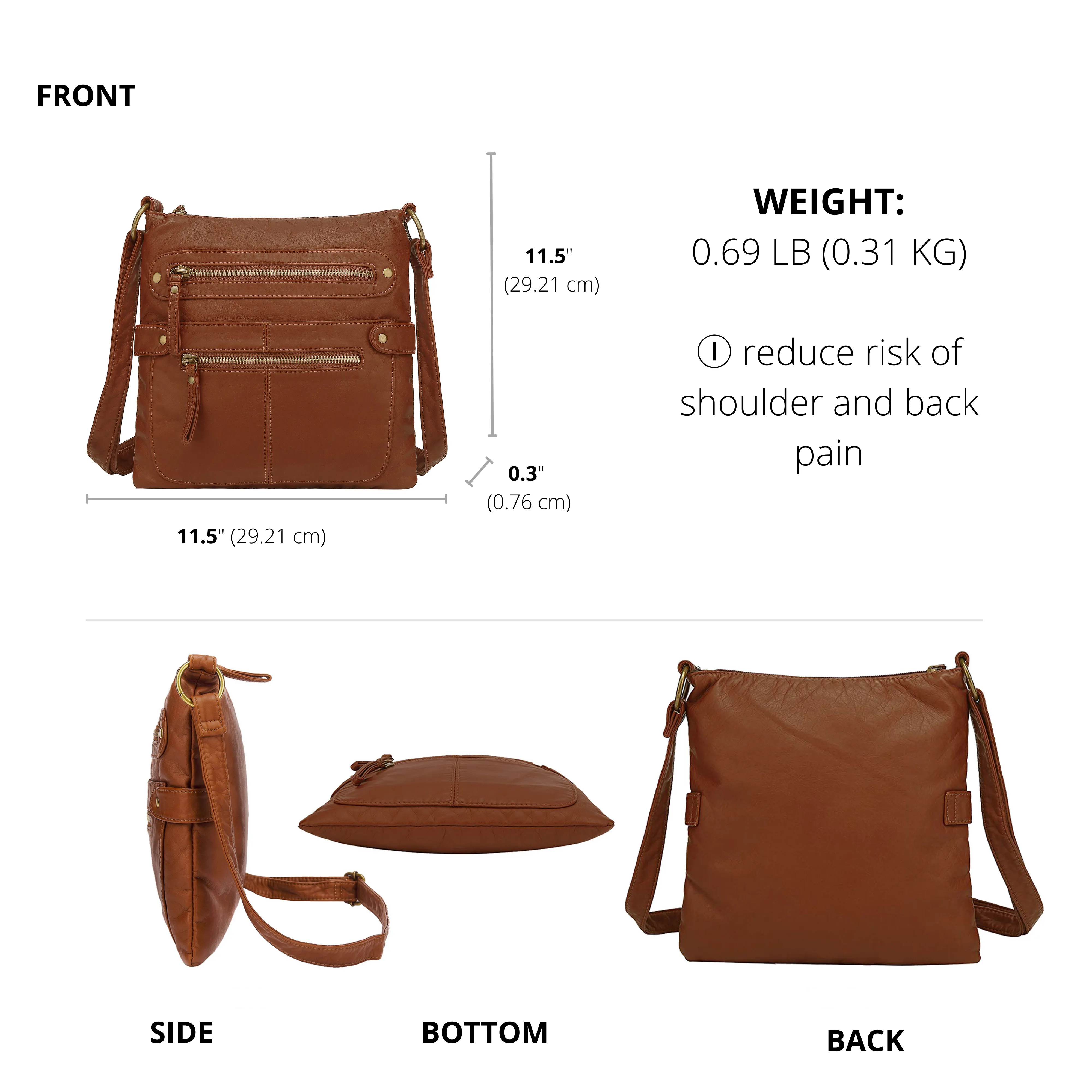 Ultra Soft Crossbody Bag H1820