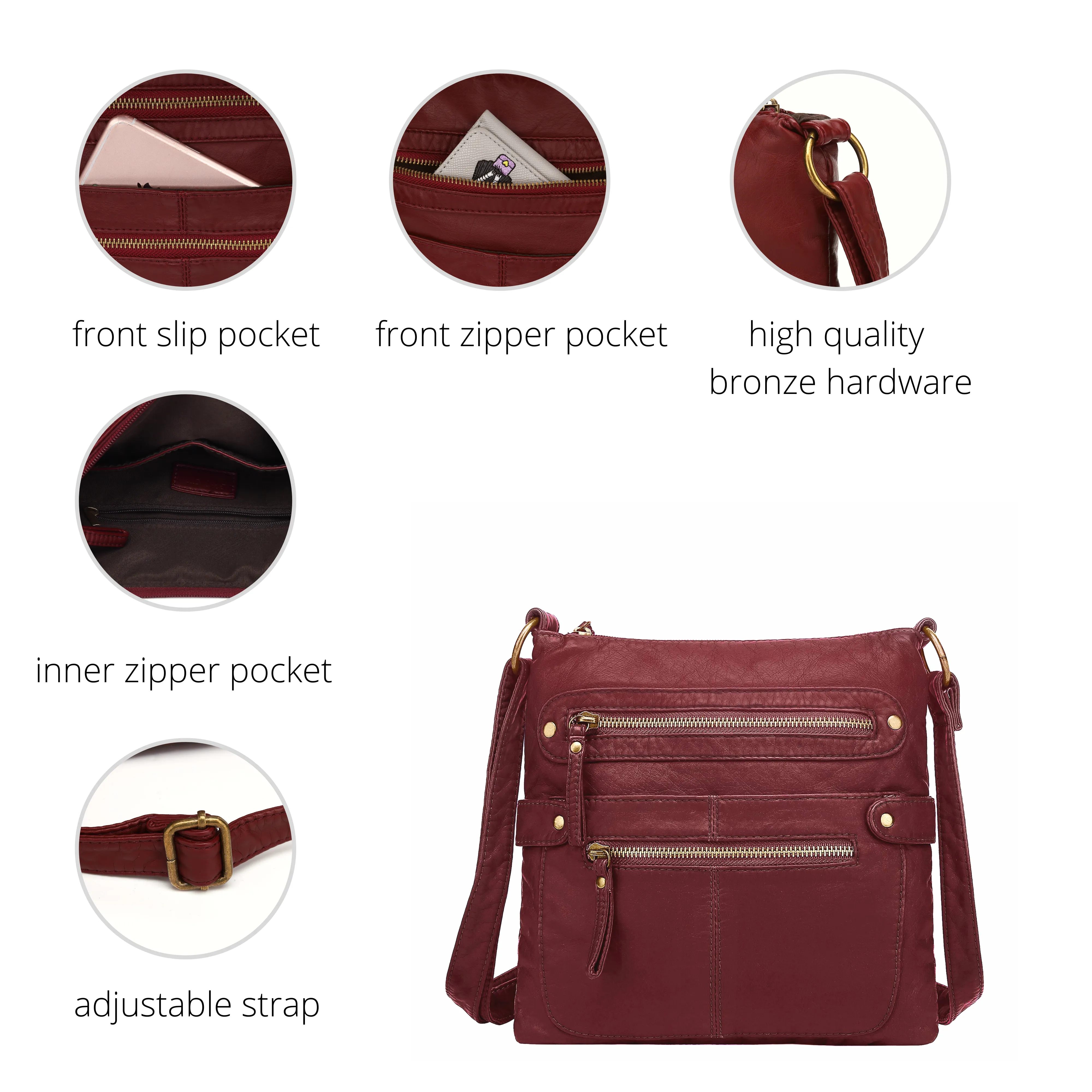 Ultra Soft Crossbody Bag H1820