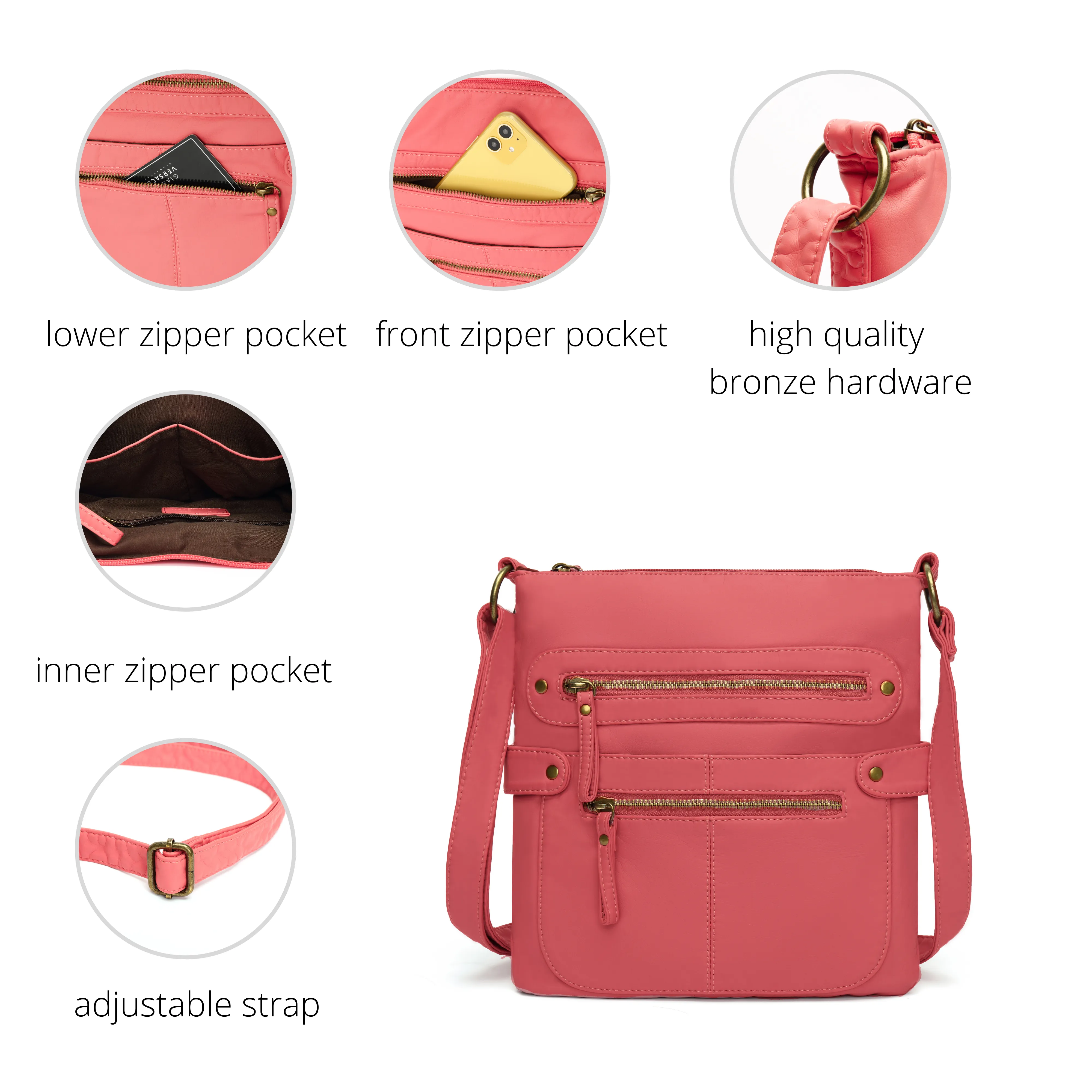 Ultra Soft Crossbody Bag H1820