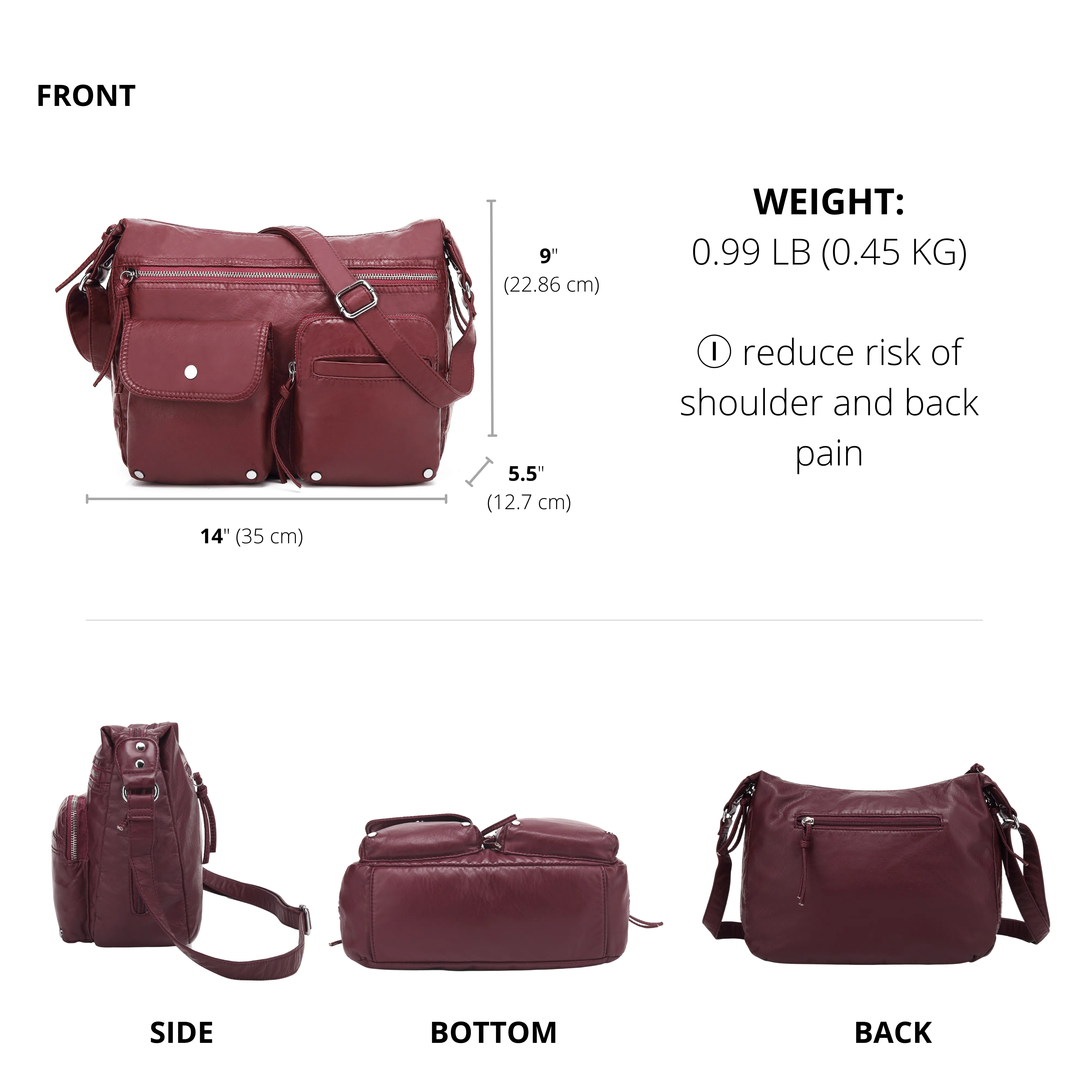 Ultra Soft Medium Crossbody, Shoulder Bag H1800