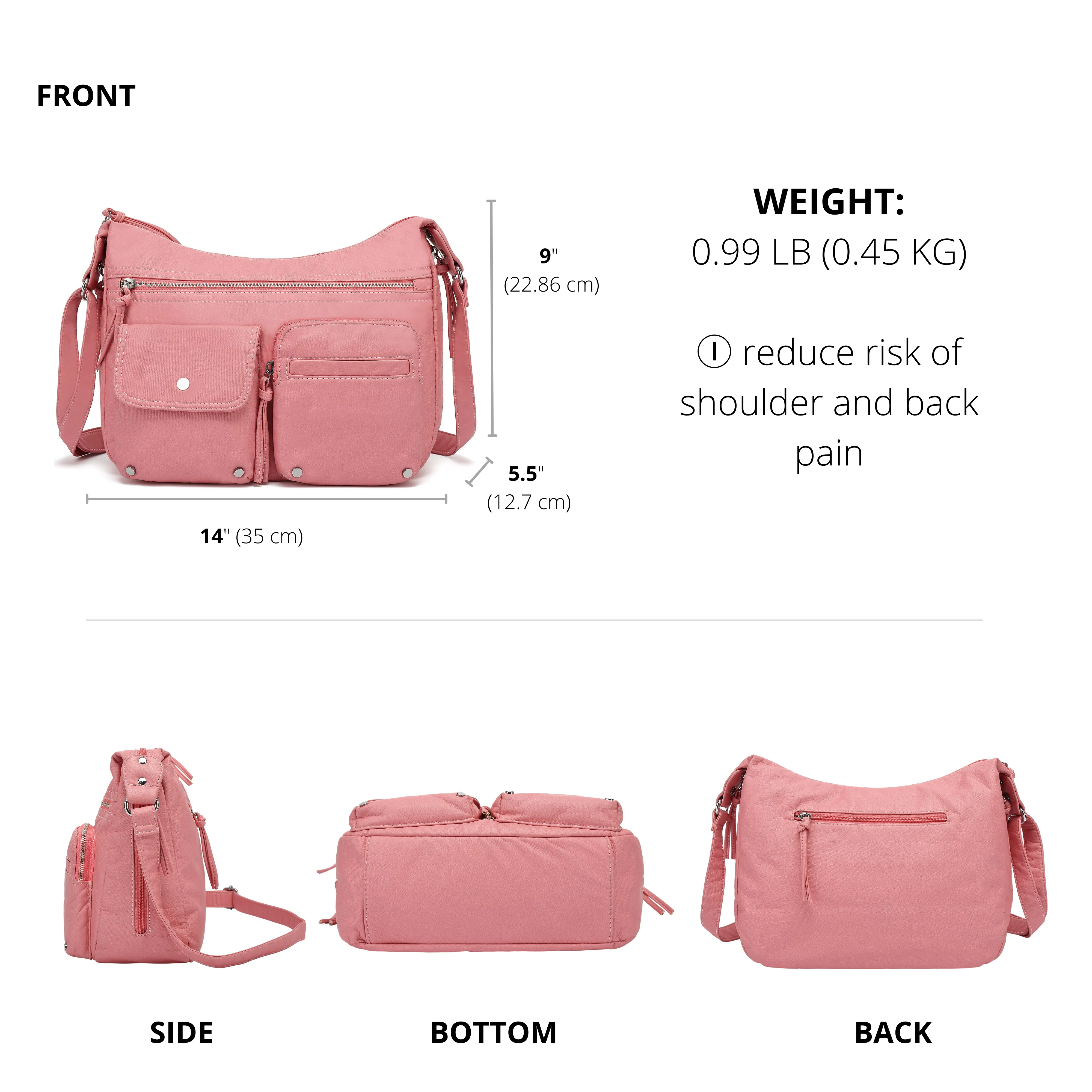 Ultra Soft Medium Crossbody, Shoulder Bag H1800