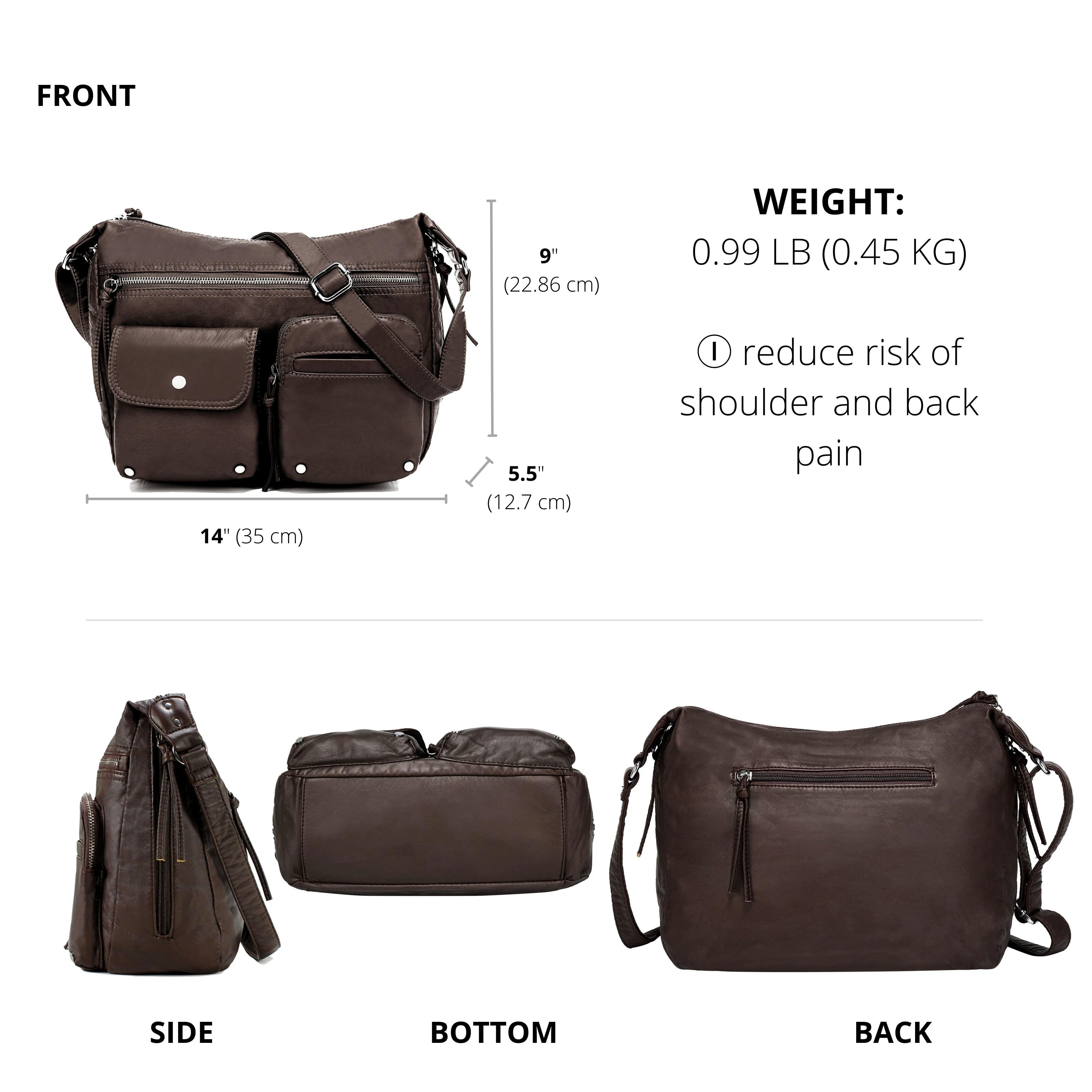 Ultra Soft Medium Crossbody, Shoulder Bag H1800