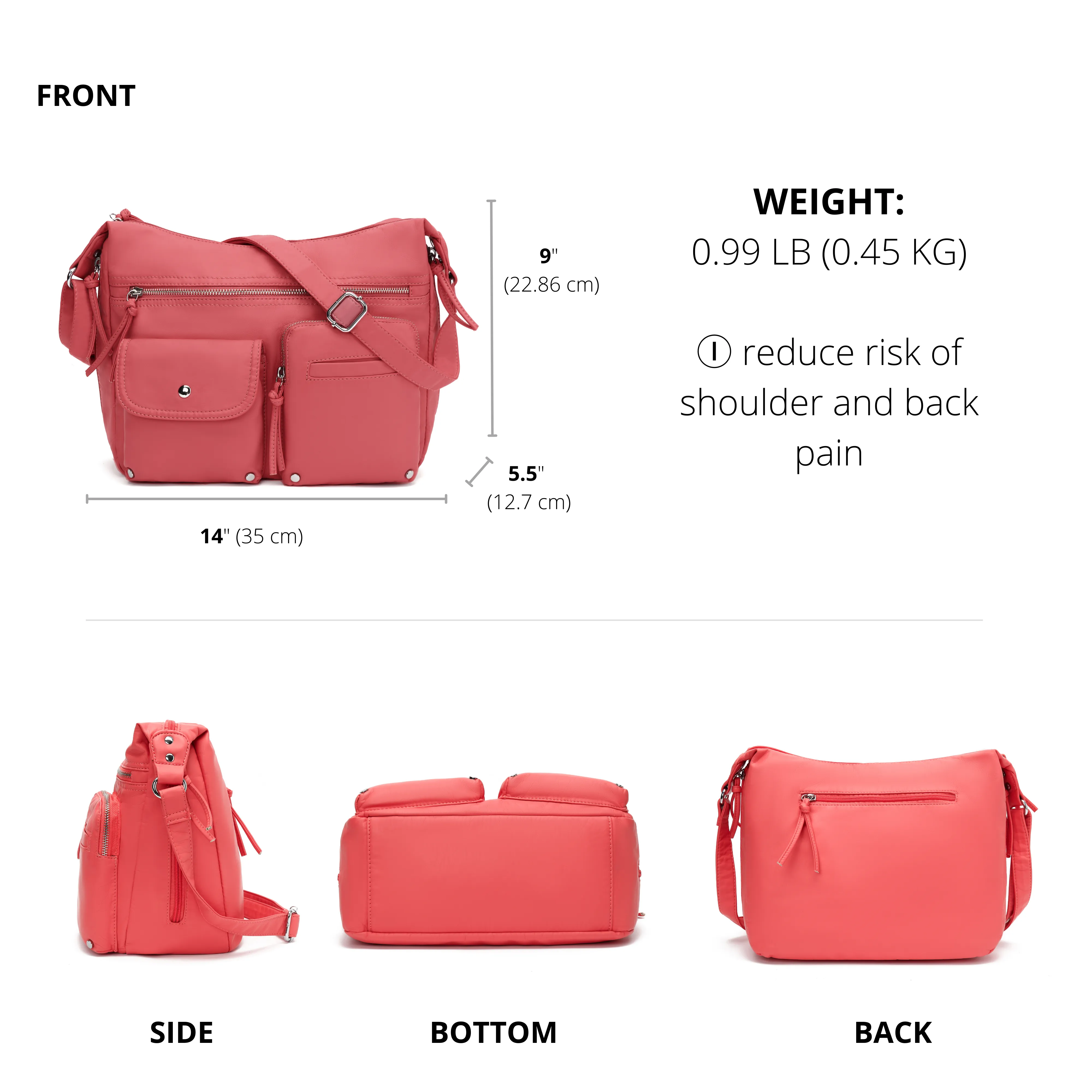 Ultra Soft Medium Crossbody, Shoulder Bag H1800