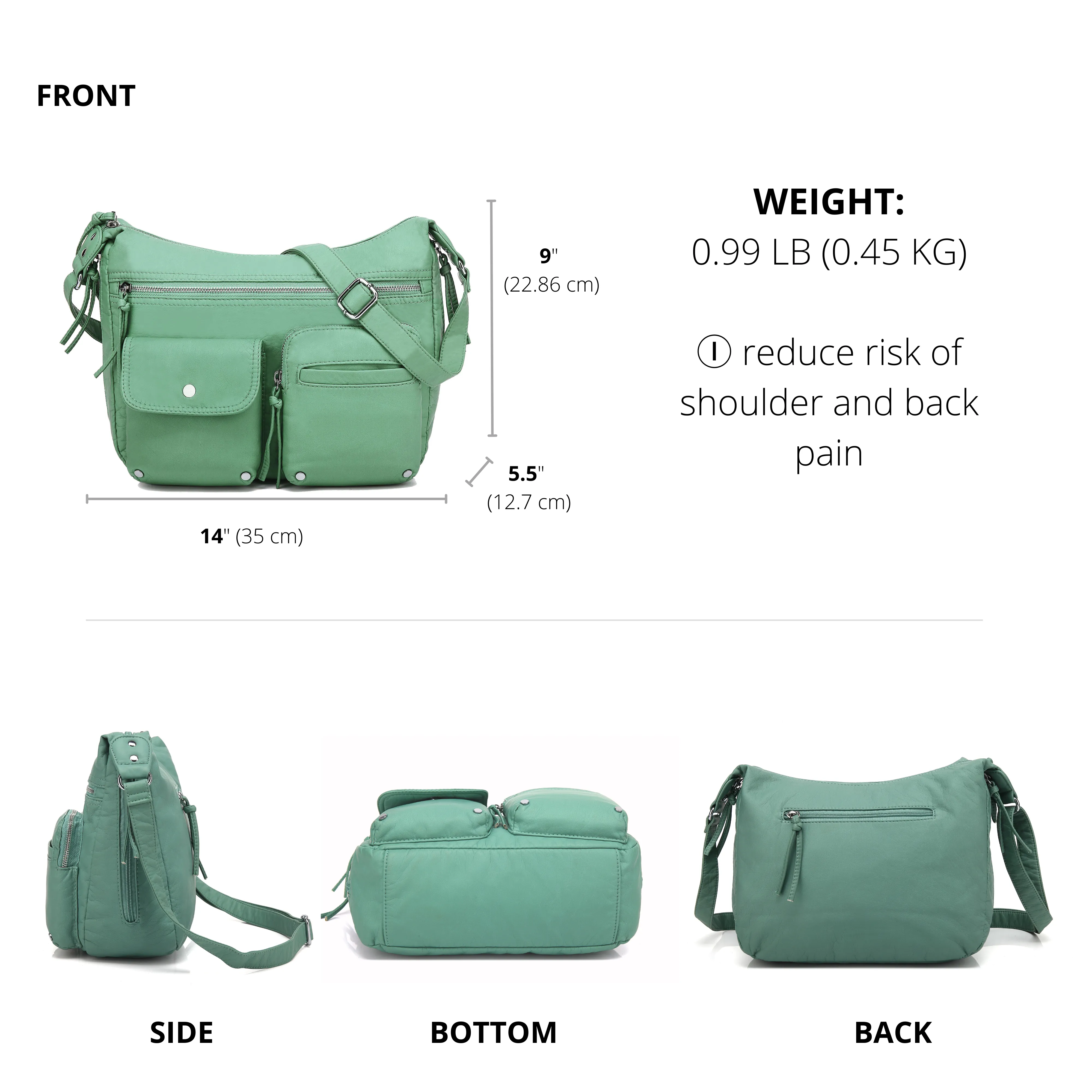 Ultra Soft Medium Crossbody, Shoulder Bag H1800