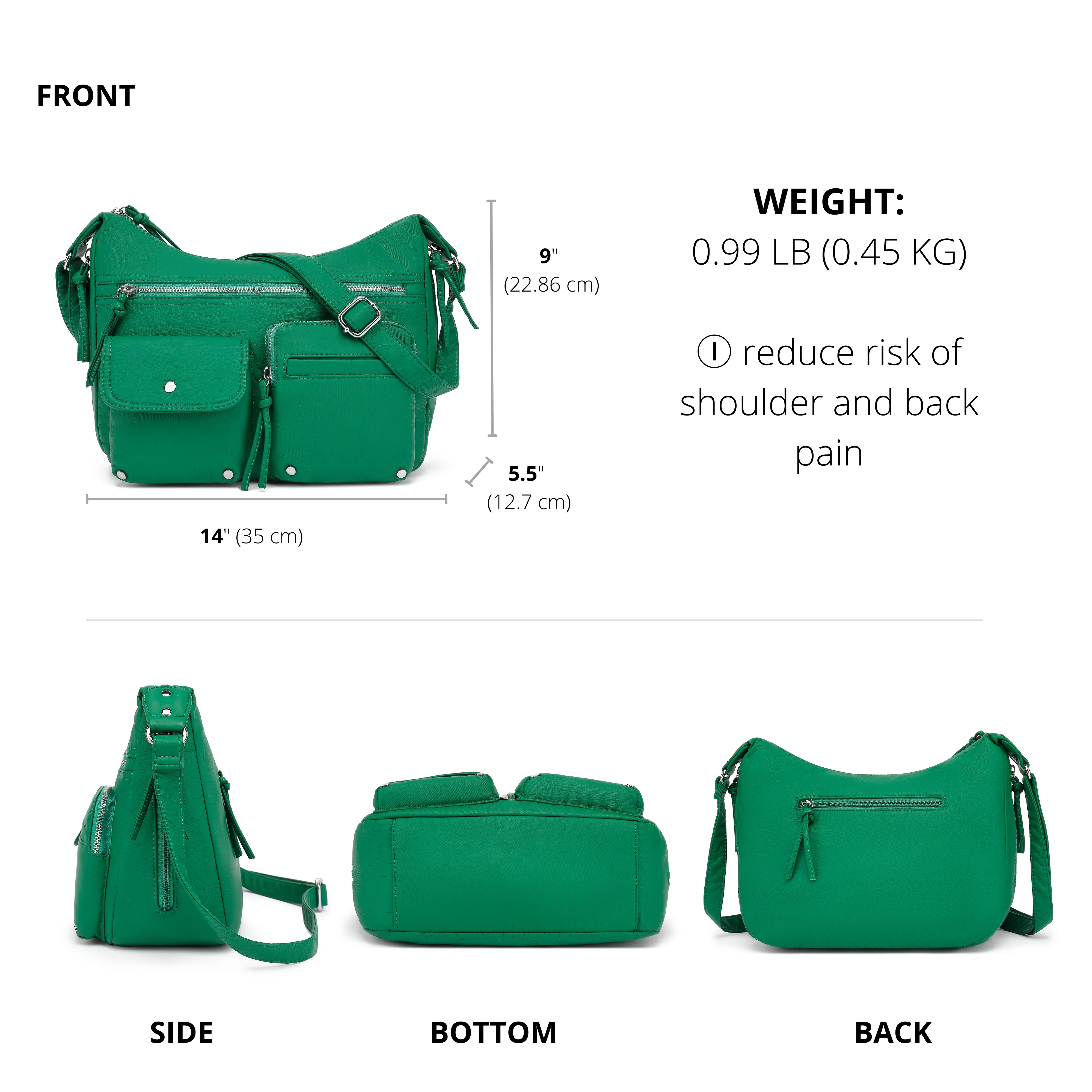 Ultra Soft Medium Crossbody, Shoulder Bag H1800