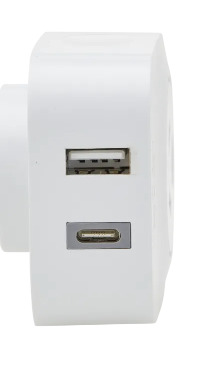 USB A C & Power Adaptor for USA