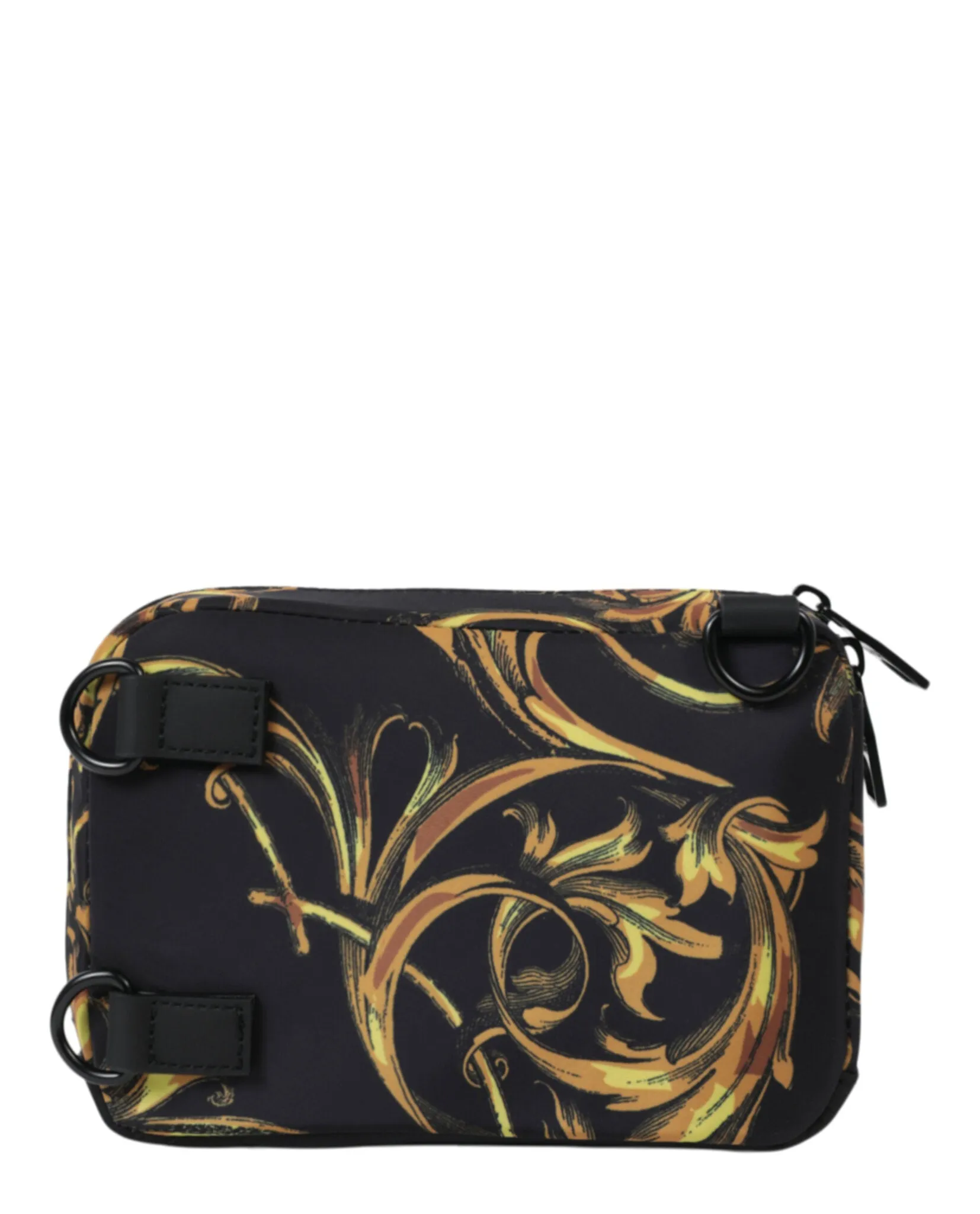 Versace Jeans Baroque Logo Print Crossbody Bag