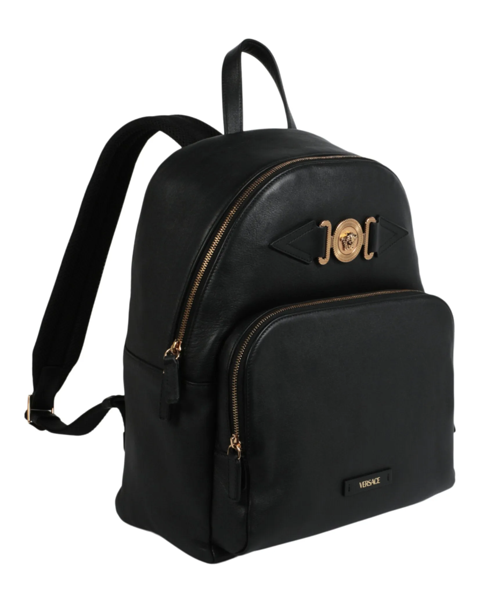 Versace Medusa Biggie Leather Backpack