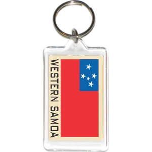 Western Samoa Acrylic Key Holders