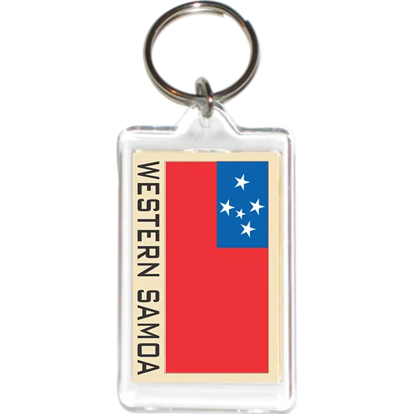 Western Samoa Acrylic Key Holders