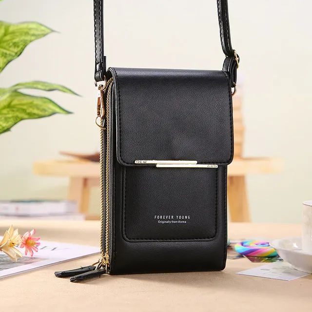 Women Bags Wallet Touch Screen Phone Crossbody Shoulder Strap Handbag