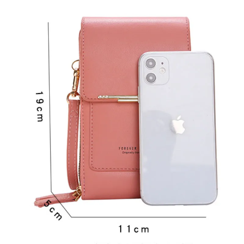 Women Bags Wallet Touch Screen Phone Crossbody Shoulder Strap Handbag