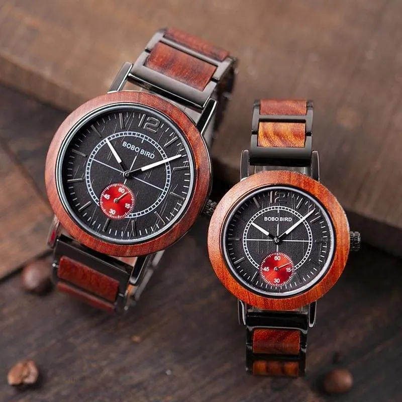 Wooden Watches For Lover's - Men and Women