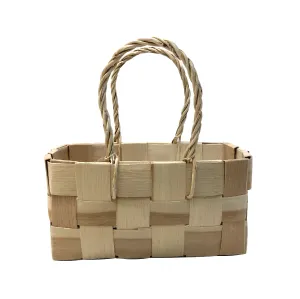 Woven Wooden Chip Basket